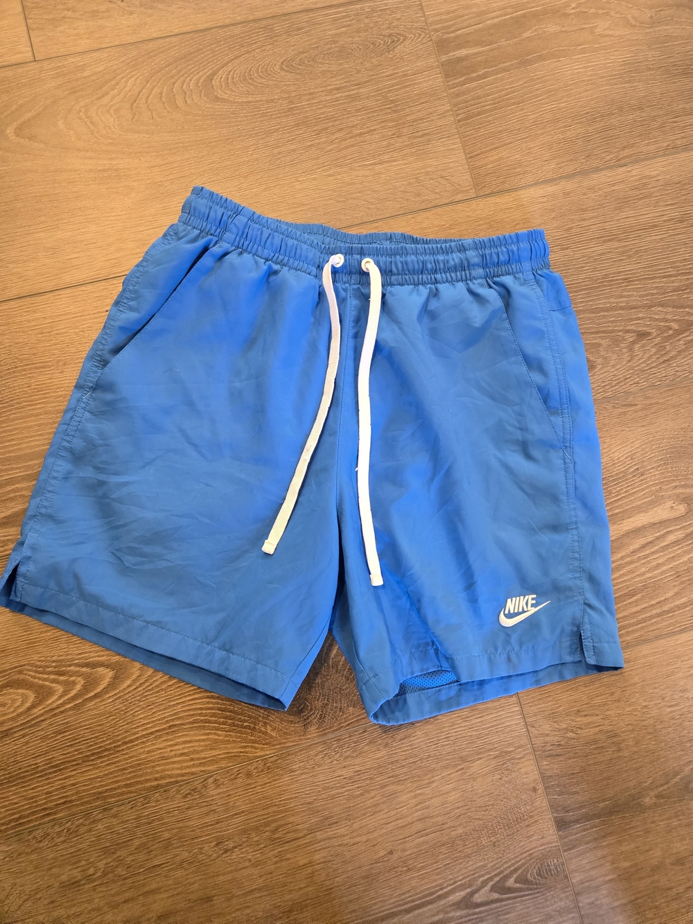 Nike Men’s Blue Swim Shorts with Drawstring